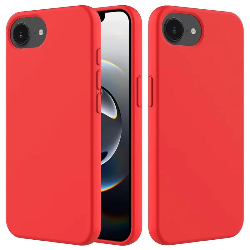 Schokbestendige Telefoonhoes iPhone 16E Siliconen TPU Beschermhoesje met Knoppen Valbeveiliging Ultradun | Sansoti