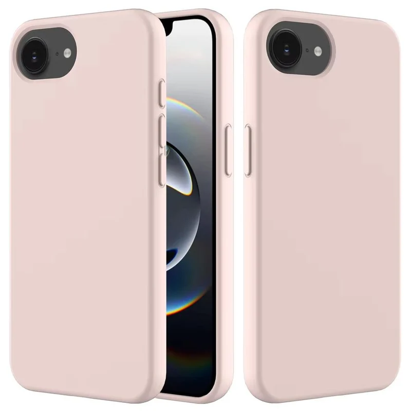 Schokbestendige Telefoonhoes iPhone 16E Siliconen TPU Beschermhoesje met Knoppen Valbeveiliging Ultradun | Sansoti