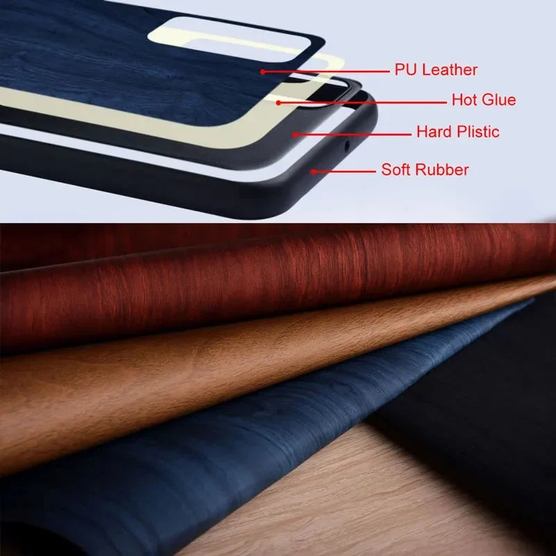 Houten Telefoonhoesje Google Pixel Schokabsorberend PU Leer Antislip Precisie Uitsnedes Optimale Bescherming | Sansoti