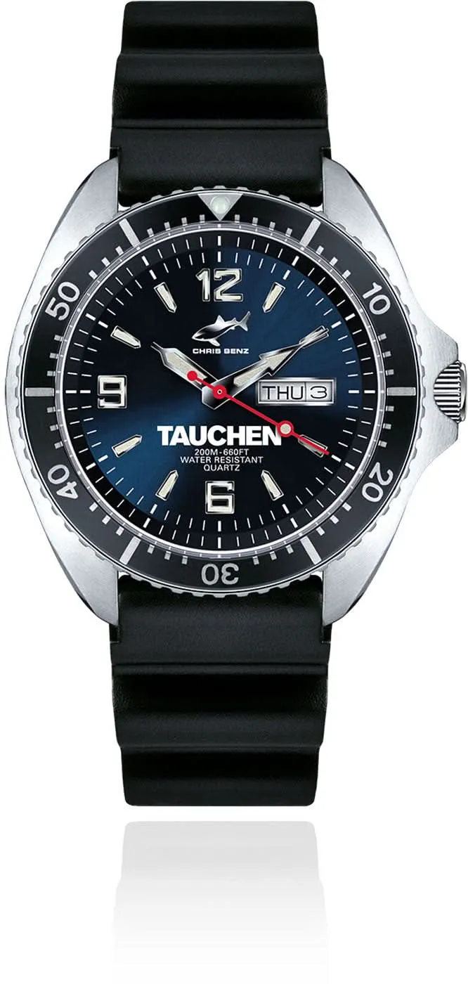 Chris Benz One CBO-BT-KBS Herrenuhr • 200m Wasserdicht • Saphirglas