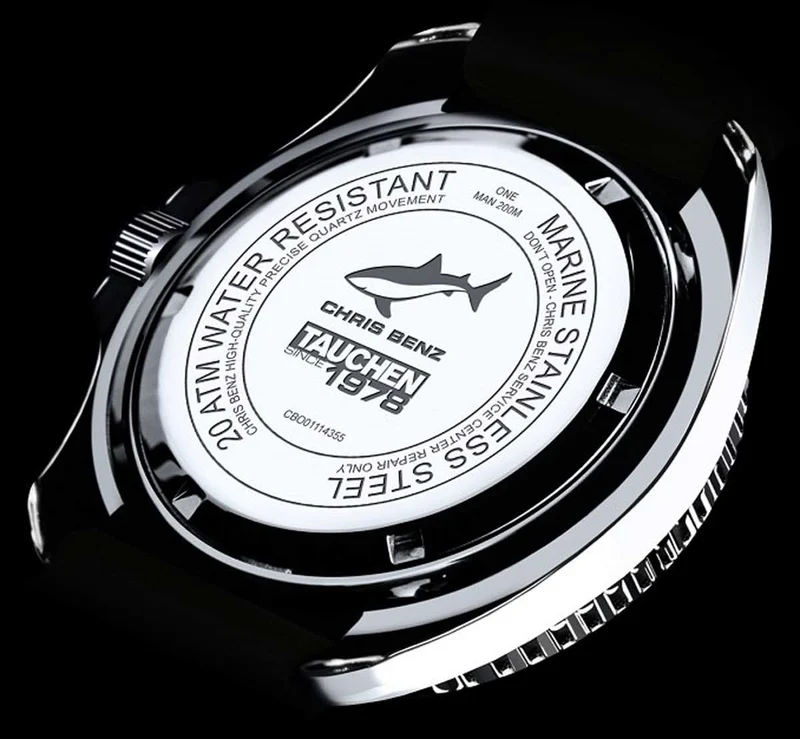 Chris Benz One CBO-BT-KBS Herrenuhr • 200m Wasserdicht • Saphirglas