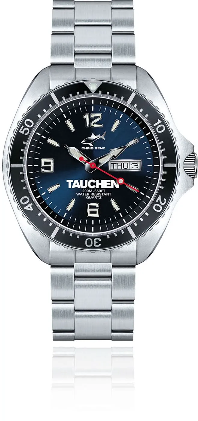 Chris Benz One CBO-BT-MB Herrenuhr • 200m Wasserdicht • Saphirglas