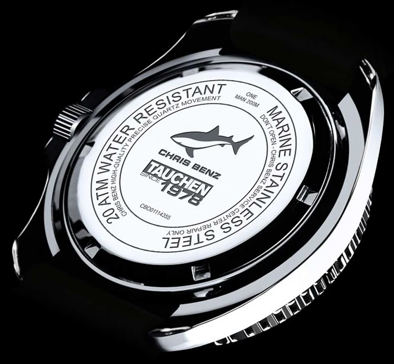Chris Benz One CBO-BT-MB Herrenuhr • 200m Wasserdicht • Saphirglas