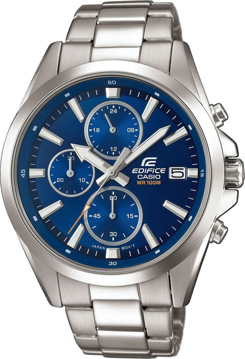 Casio Edifice EFV-560D-2AVUEF Herrenuhr • Eleganter Chronograph • 10 Bar Wasserdichtigkeit