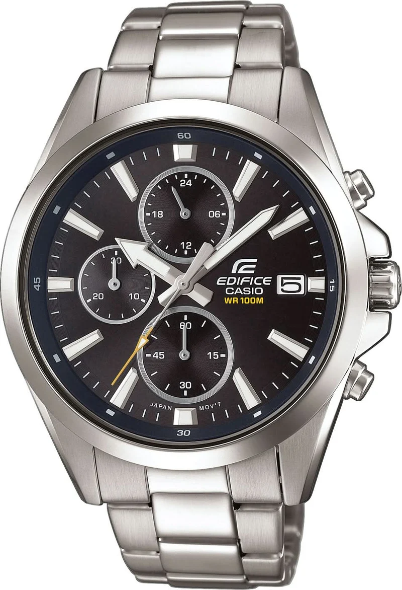 Casio Edifice EFV-560D-1AVUEF Herrenuhr • Sportlicher Chronograph • Elegantes Edelstahl-Design