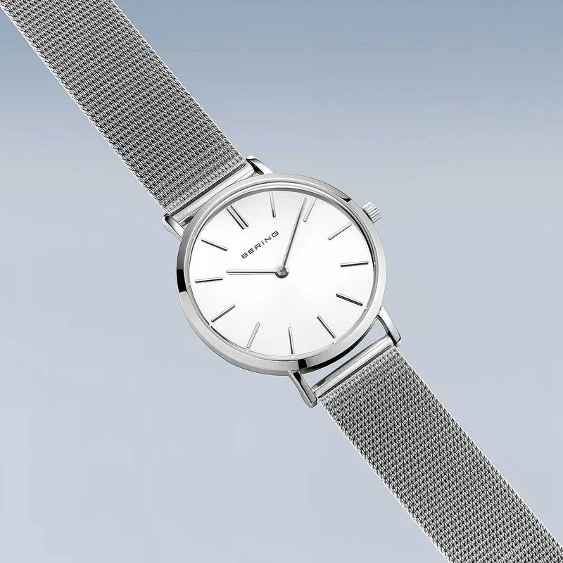 Bering Classic 14134-004 Damenuhr • Saphirglas • Milanaise-Armband