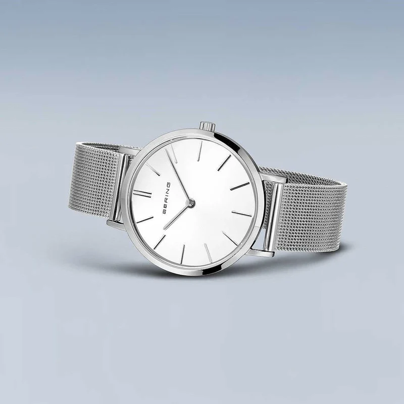 Bering Classic 14134-004 Damenuhr • Saphirglas • Milanaise-Armband