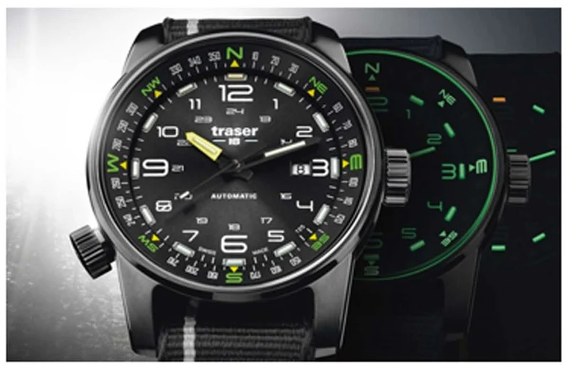 Traser P68 Pathfinder 107718 Herrenuhr • Trigalight • Saphirglas