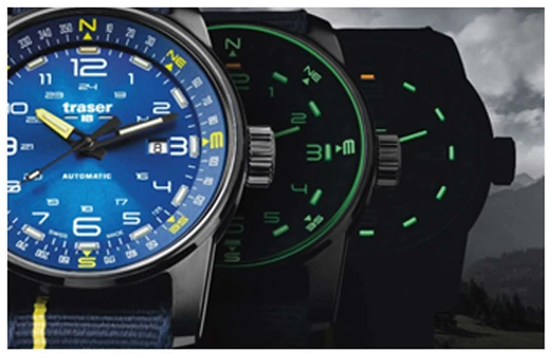 Traser P68 Pathfinder 107719 Herrenuhr • Trigalight • Swiss Made