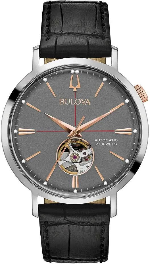 Bulova Aerojet 98A187 Herrenuhr • Automatik • Offene Unruh