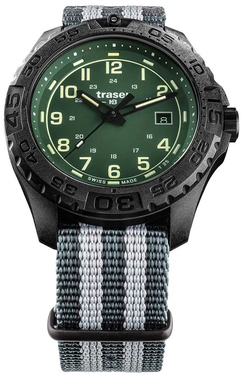 Traser P96 Outdoor Pioneer 109039 Herrenuhr • Trigalight H3 • Saphirglas