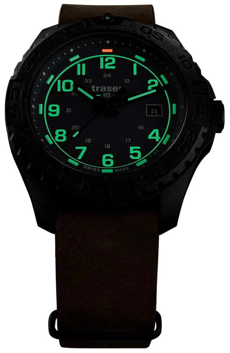 Traser P96 OdP Evolution 109040 Herrenuhr • Trigalight H3-Tritium • Swiss Made