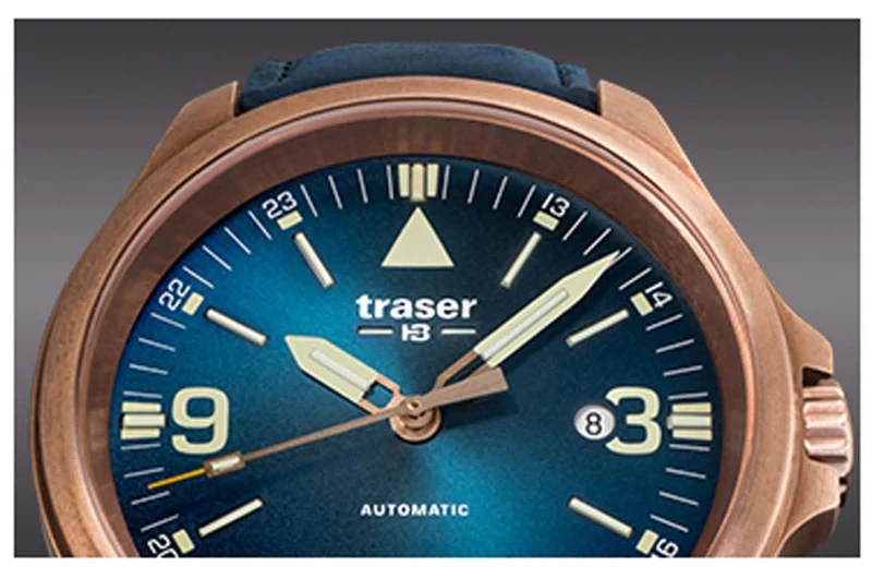 Traser P67 Officer Pro Automatic 108074 Herrenuhr • H3-Tritium Leuchttechnologie • Swiss Made