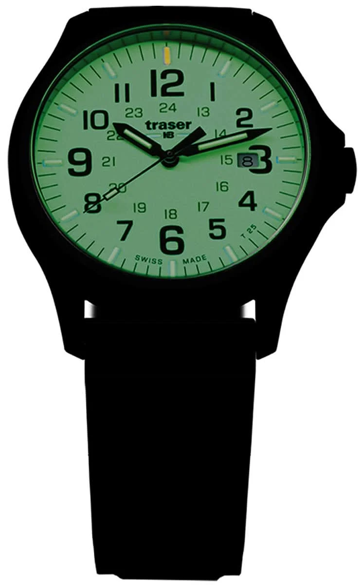 Traser P67 Officer Pro 107424 Herrenuhr • Trigalight Leuchttechnologie • Swiss Made