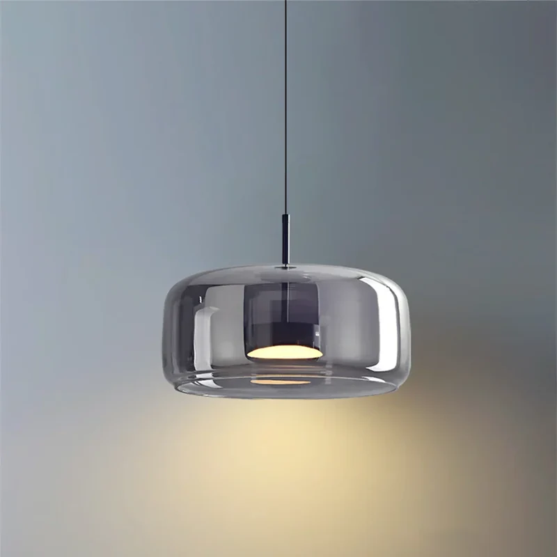 Glazen Hanglamp met LED Verlichting Modern Design Woonkamer Slaapkamer | Sansoti