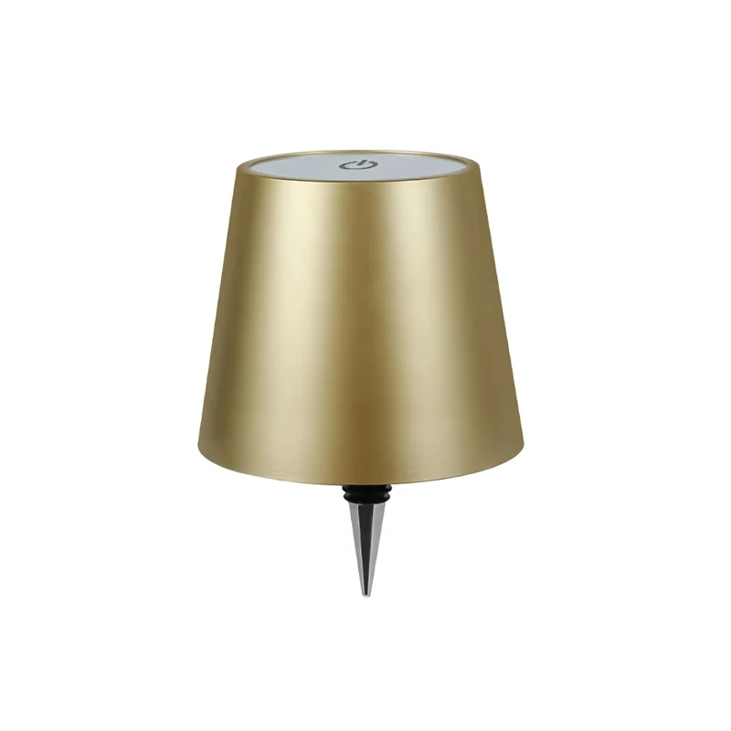 Draadloze Dimbare LED Flessenlamp Modern Design Oplaadbaar USB-C Wit Zwart Bruin Goud | Sansoti