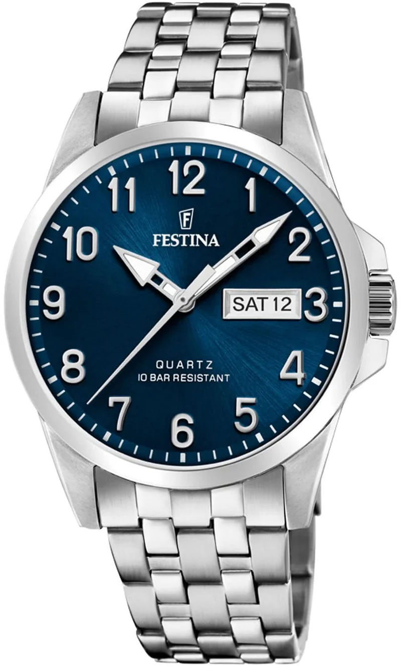 Festina Classics F20357/C Herrenuhr • Zeitloses Design • 10 ATM Wasserdicht