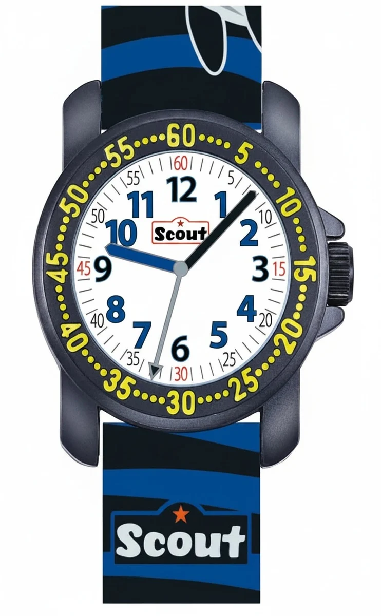 Scout Action Boys 280376009 Jungen-Uhr • Lernuhr • Orca