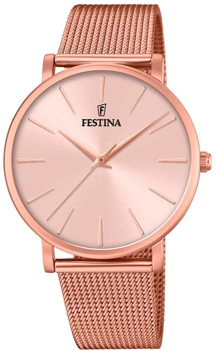Festina Boyfriend F20477/1 Damenuhr • Elegant & Ultra-flach