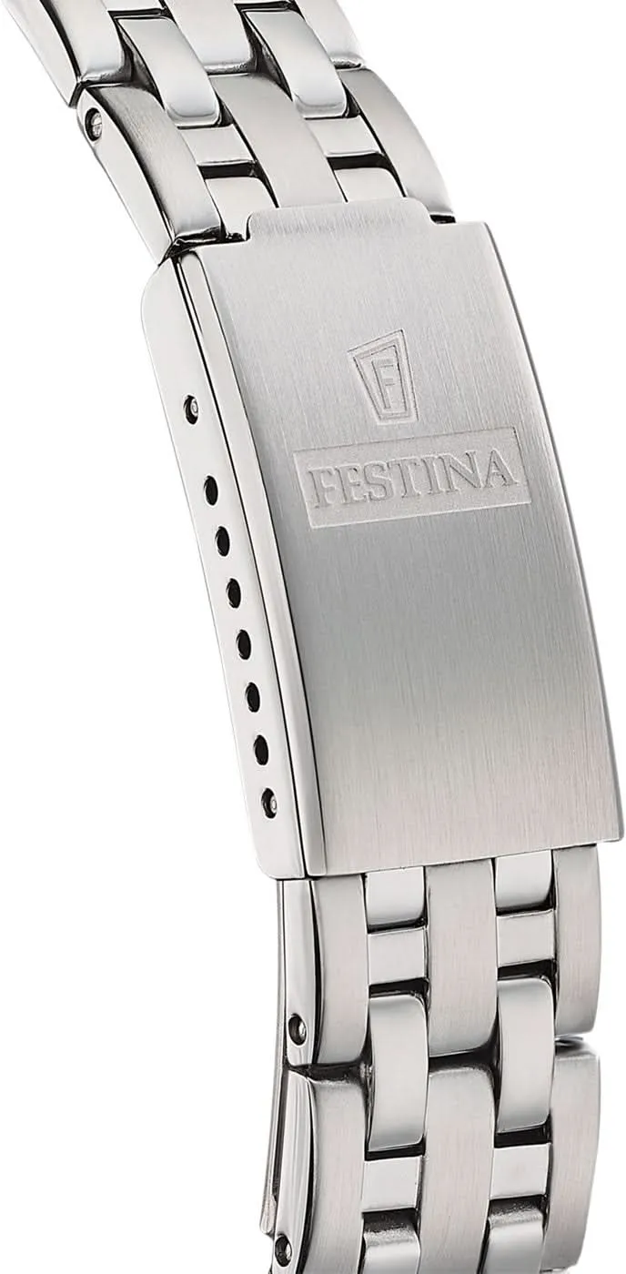 Festina Classics F20455/1 Damenuhr • Elegantes Edelstahl-Design • 10 ATM Wasserdicht