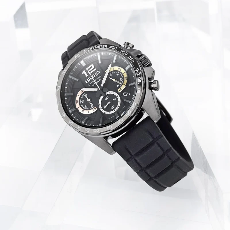 Seiko Conceptual SSB349P1 Herrenuhr • Präziser Chronograph • 10 Bar Wasserdichtigkeit