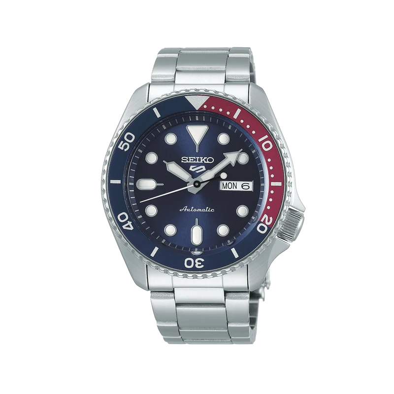 Seiko Seiko 5 Sports SRPD53K1 Herrenuhr • Automatikwerk • Pepsi-Lünette