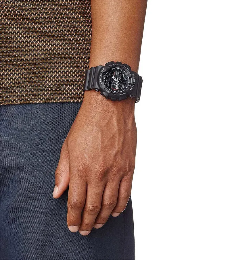 Casio G-Shock GA-140-1A1ER Herrenuhr • Extreme Stoßfestigkeit • Weltzeitfunktion