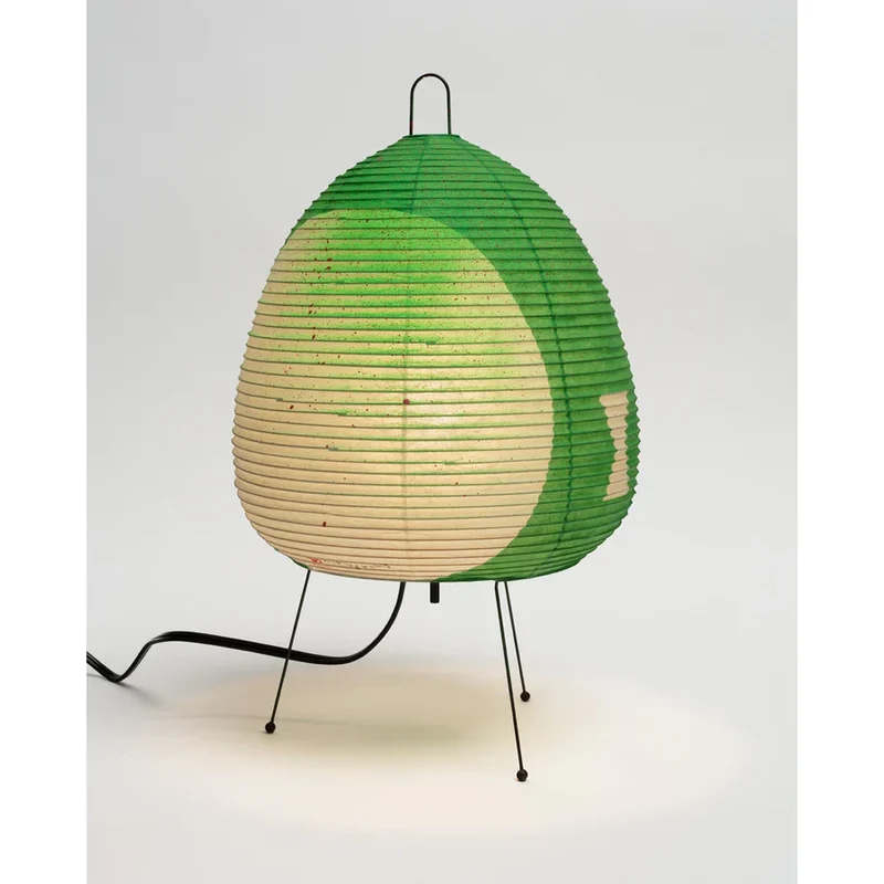 Papieren Tafellamp Scandinavisch Design met Ijzeren Voet 47cm | Sansoti