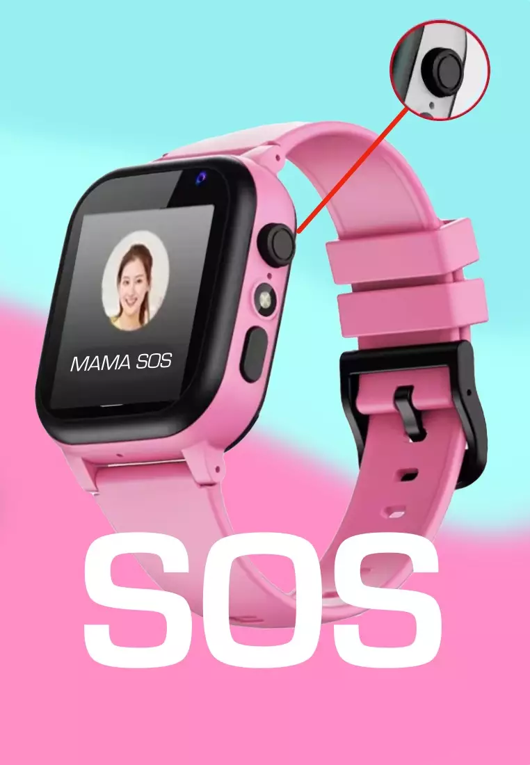 Smartwatch voor Kinderen – GPS-Tracking, Videobellen & SOS-Noodknop – Veiligheid en Communicatie aan de Pols | Sansoti