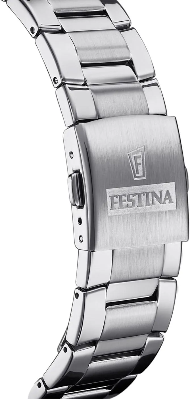 Festina Timeless Chronograph F20463/4 Herrenuhr • Urbanes Design • Robustes Edelstahl