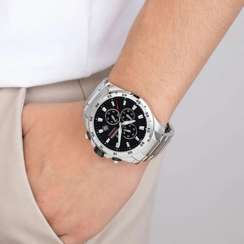 Festina Timeless Chronograph F20463/4 Herrenuhr • Urbanes Design • Robustes Edelstahl