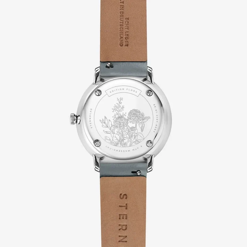 Sternglas Naos XS Edition Flora S01-NDF17-KL10 Damenuhr • Preisgekröntes Bauhaus-Design • Kratzfestes Saphirglas
