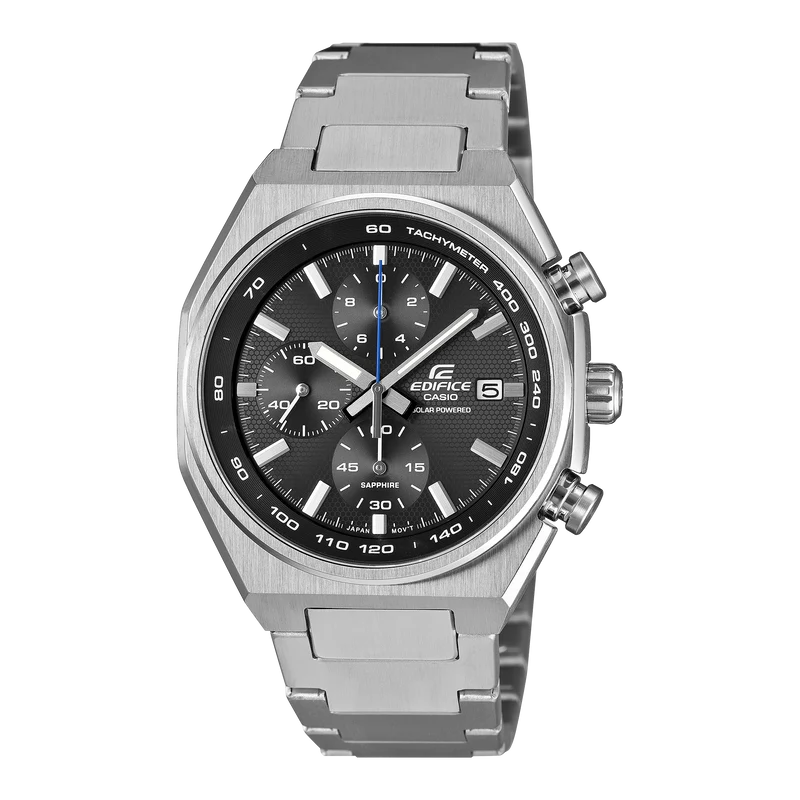 Casio Edifice EFS-S660D-1AEF Herren Armbanduhr Silber • Saphirglas • Solarchronograph