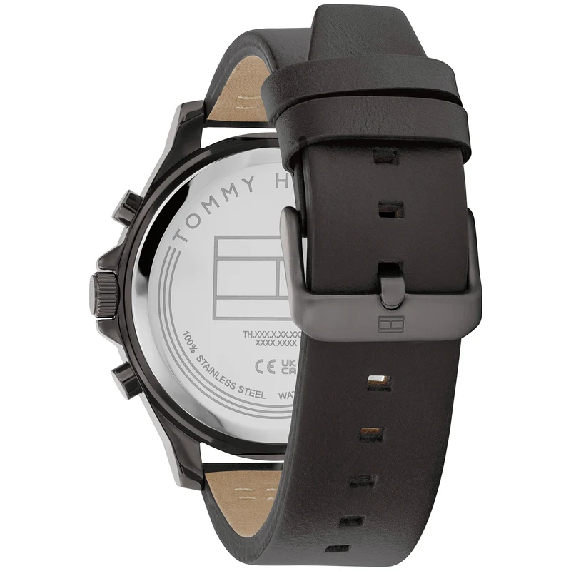 Tommy Hilfiger Lance 1710634 Herren • Chronograph-Optik • Mineralglas