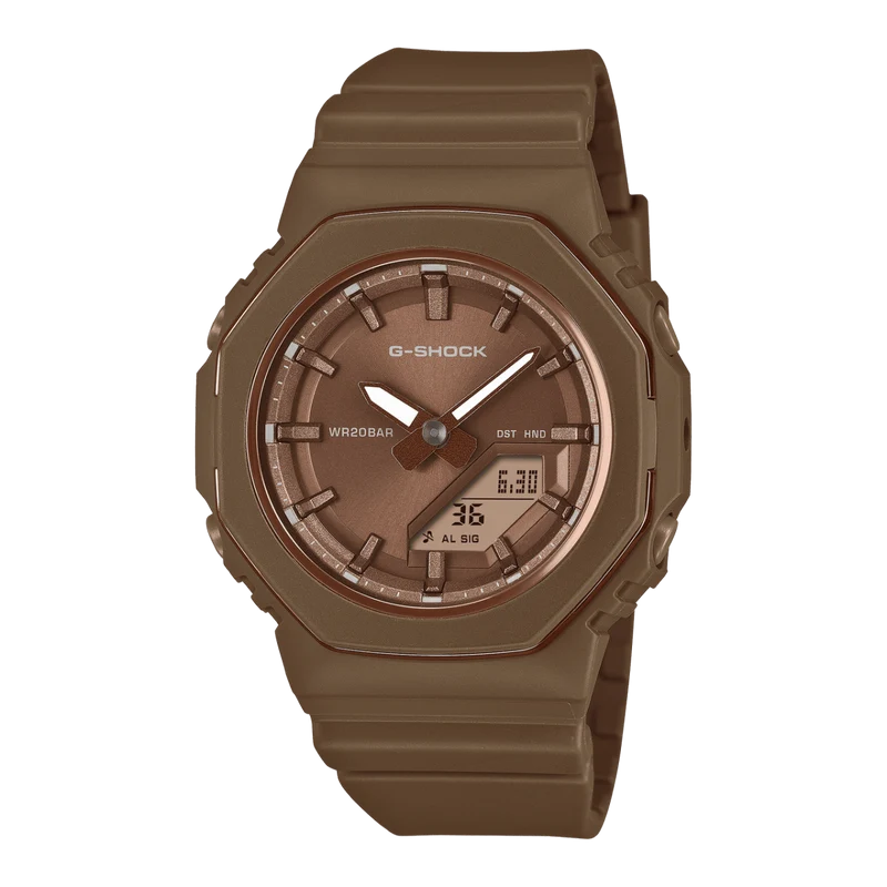 Casio G-Shock GMA-P2110B-5AER Damen Armbanduhr Schwarz • Biobasiertes Resin • Analog-Digital