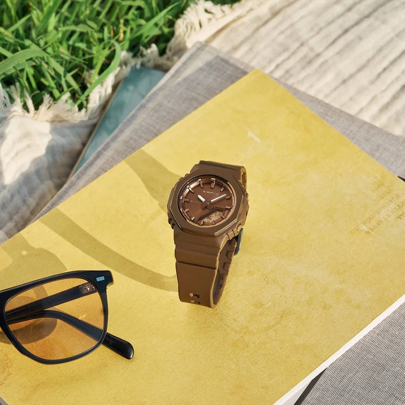 Casio G-Shock GMA-P2110B-5AER Damen Armbanduhr Schwarz • Biobasiertes Resin • Analog-Digital