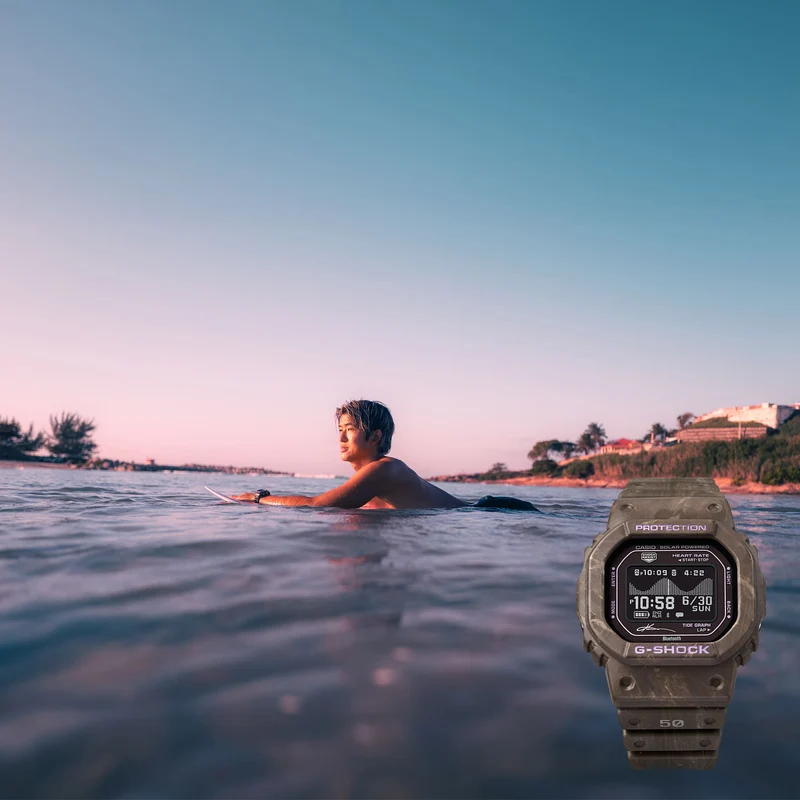 Casio G-Shock GBX-H5600KI-5ER Herren Armbanduhr Blau • Biobasiertes Harz • Solar mit Herzfrequenzmesser