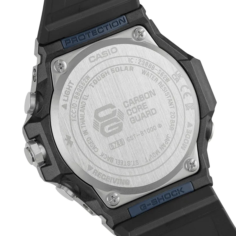 Casio G-Shock GST-B1000-2AER Herren Armbanduhr Blau • Tough Solar mit Bluetooth • Mineralglas