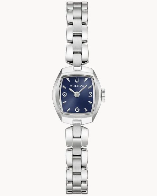 Bulova Goddess of Time 96L361 Damenuhr Blau • Quarzwerk • Mineralglas