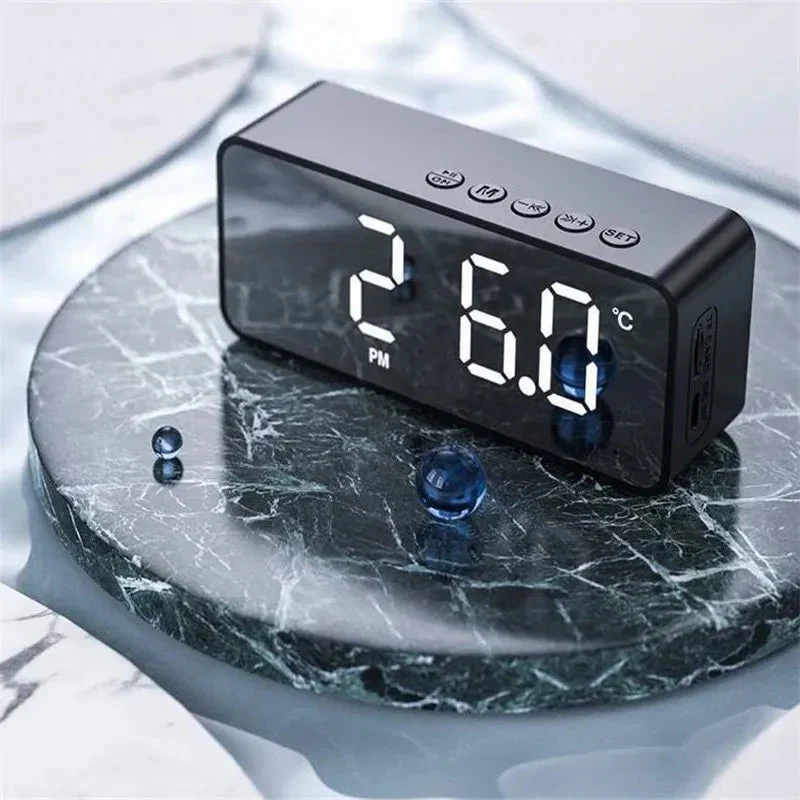 Radiowecker mit Akku und Bluetooth Lautsprecher