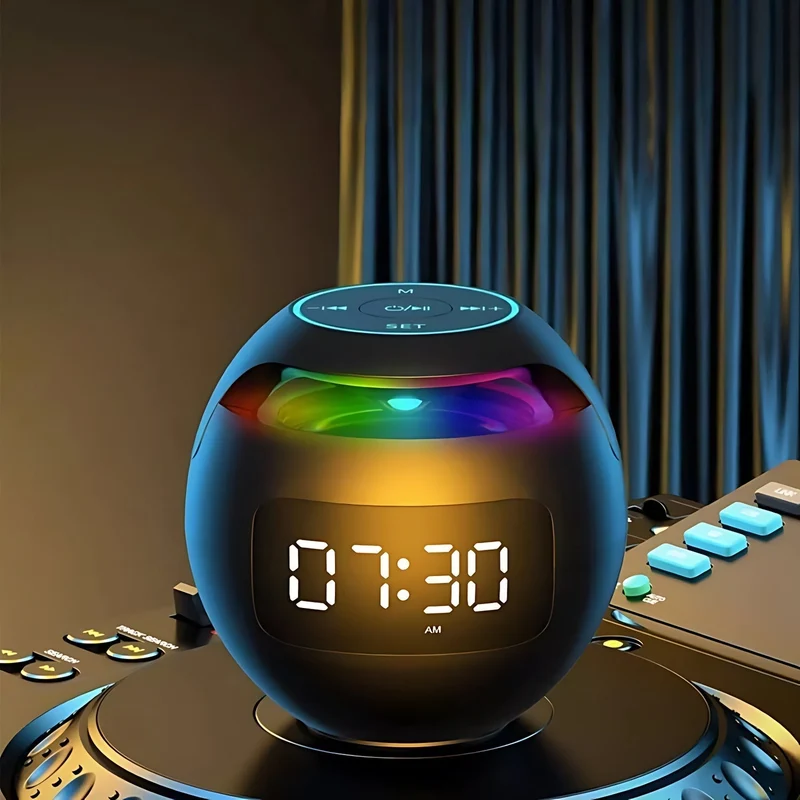 Radiowecker mit RGB Stimmungslicht und Bluetooth