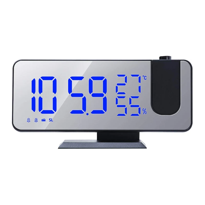 Moderner Projektionswecker mit Spiegel-Display