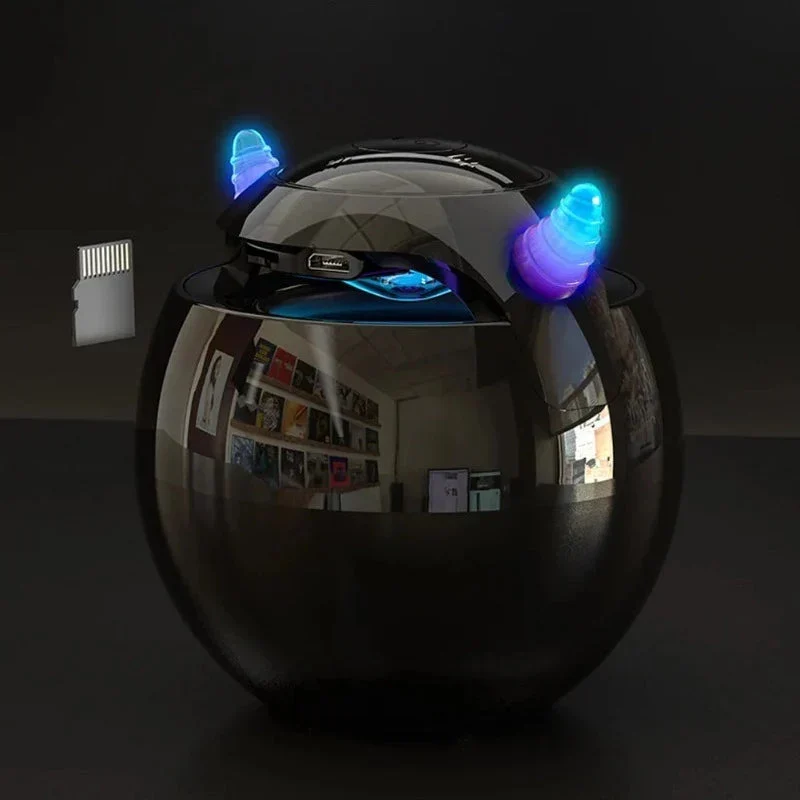 Digitalwecker Teufel Design mit Bluetooth