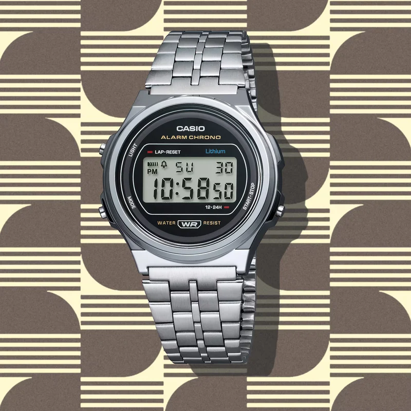 Casio Vintage A171WE-1AEF Uhr • Kultiges Retro-Design • Stoppfunktion & Tagesalarm