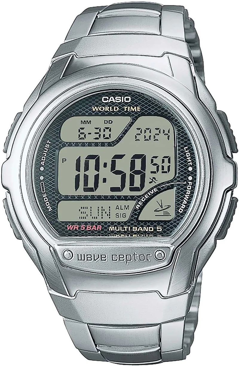 Casio Collection WV-58RD-1AEF Herrenuhr • Funkgesteuert • Stoppfunktion