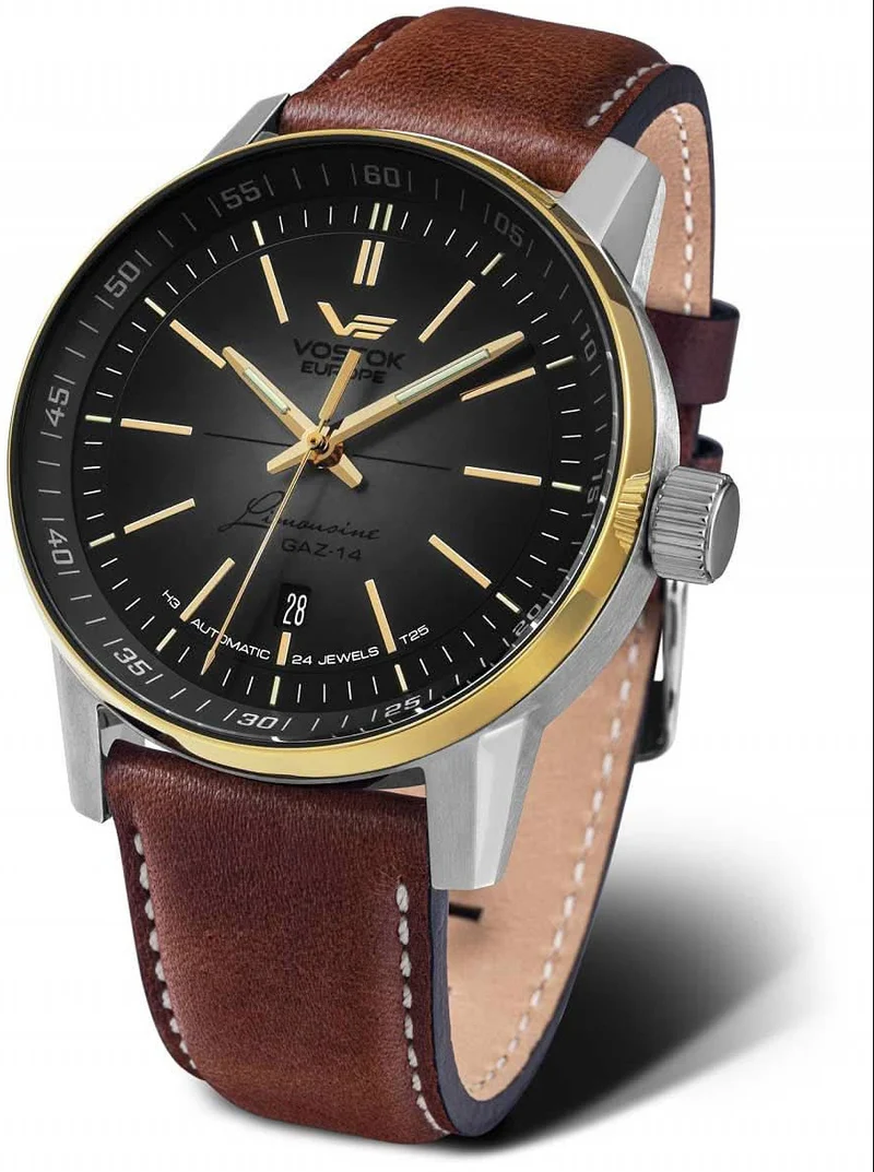 Vostok Europe Gaz-14 Limousine NH35A-565E593 Herrenuhr • Tritium-Beleuchtung • Automatikwerk