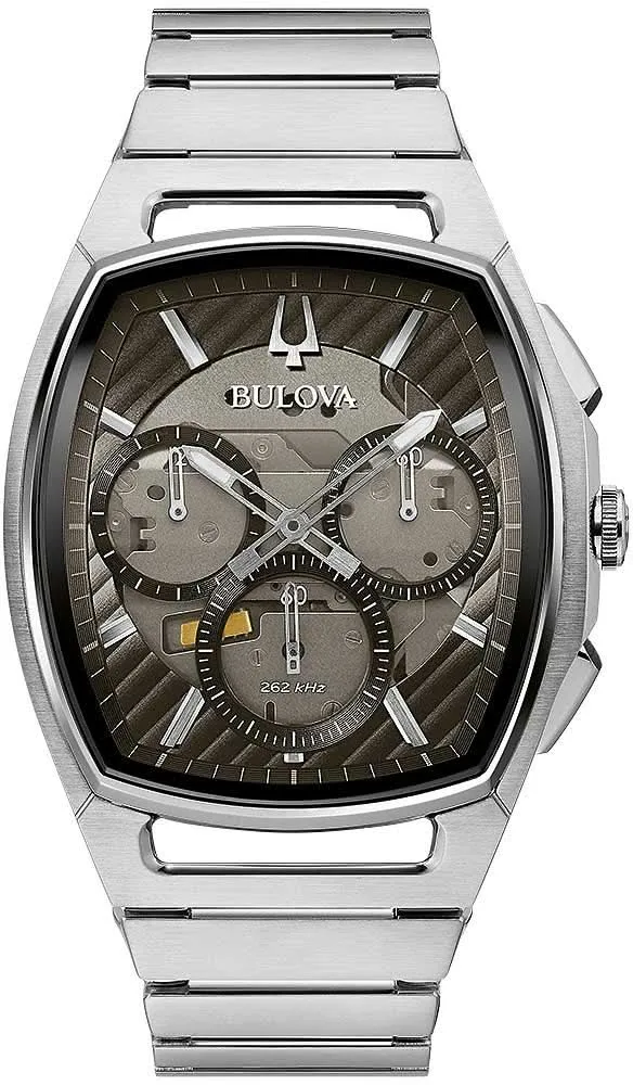 Bulova Curv 96A257 Herrenuhr • Gebogenes Werk • 262 kHz