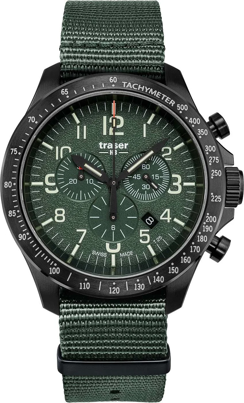 Traser P67 Officer Pro Chronograph 109463 Herrenuhr • Trigalight Leuchttechnologie • Swiss Made