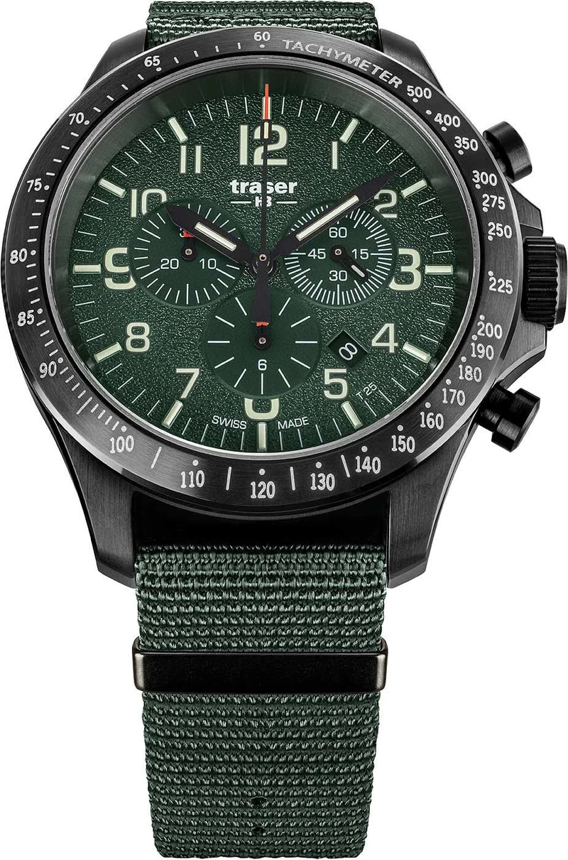 Traser P67 Officer Pro Chronograph 109463 Herrenuhr • Trigalight Leuchttechnologie • Swiss Made