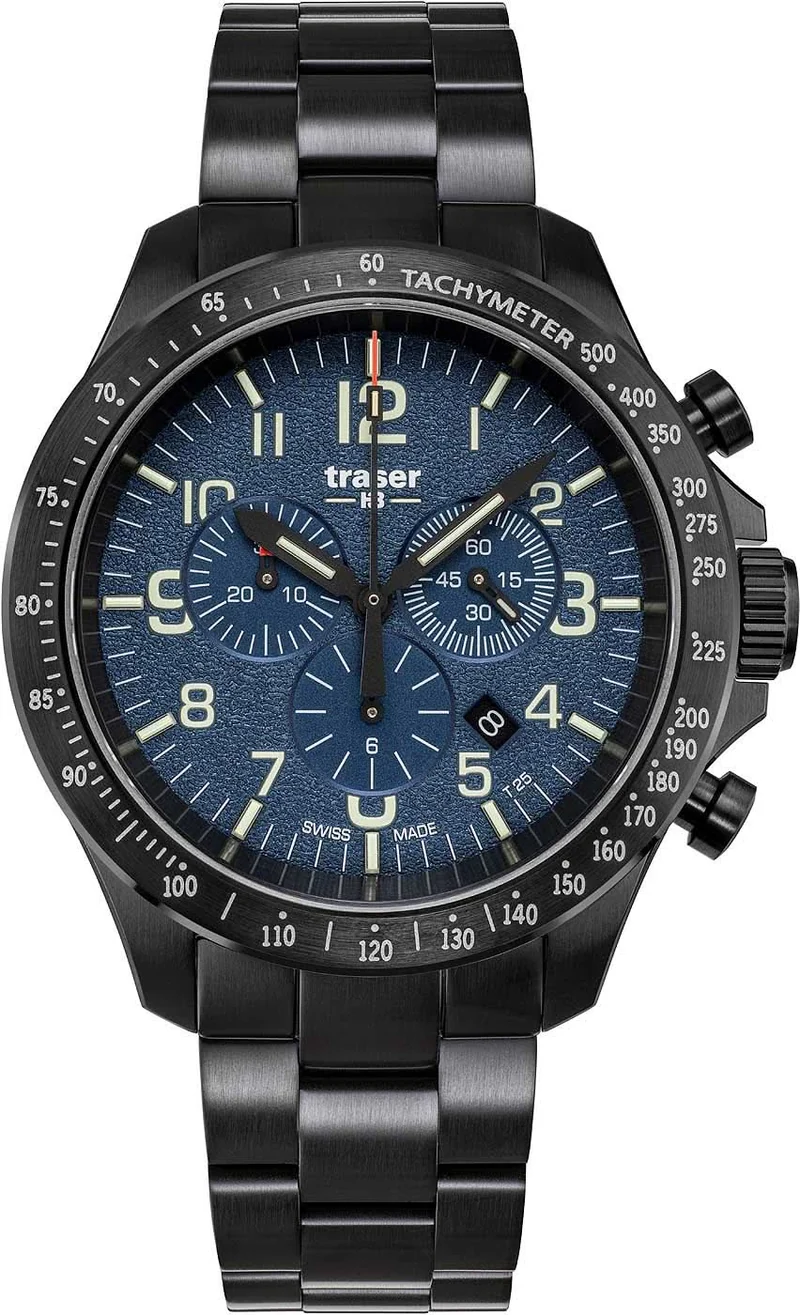 Traser P67 109462 Herrenuhr • H3-Tritium Leuchttechnologie • Swiss Made